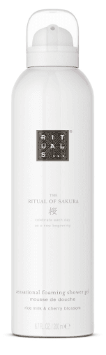 Förnya din duschupplevelse med The ritual of sakura foaming shower gel 200 ml