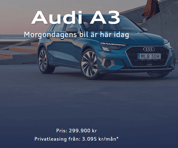 Audi A3 Vårkampanj - Olofsson Bil Audi A3