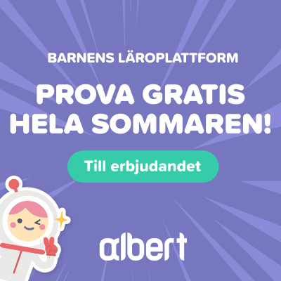 Prova Albert gratis hela sommaren!