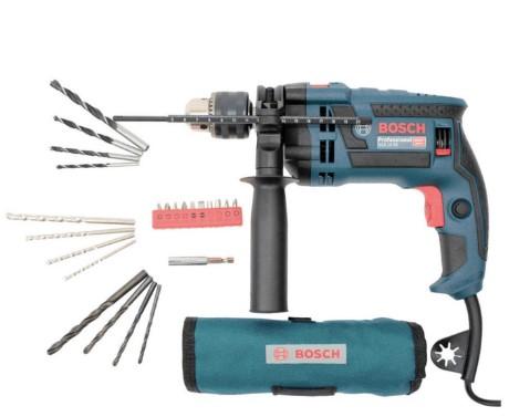Bosch GSB 16 RE - Slagborrmaskin 750 W inkl. tillbehör