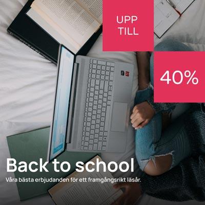 Back to School - upp till 40% rabatt hos CDON