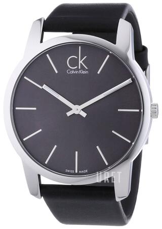 Calvin Klein City Svart Läder Ø43 mm
