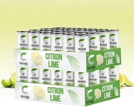 44% rabatt på Celsius Citron/Lime 48x355ml