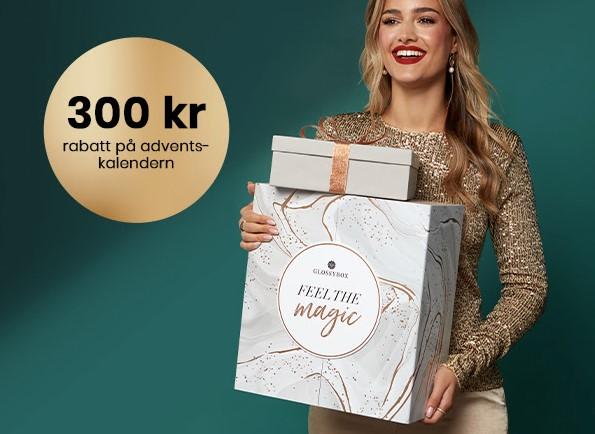 15% på din första Glossybox & 300 kr rabatt på Glossybox adventskalender!