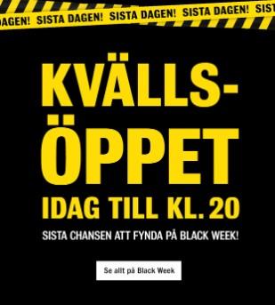 Sista chansen att fynda på Black Week hos Mio
