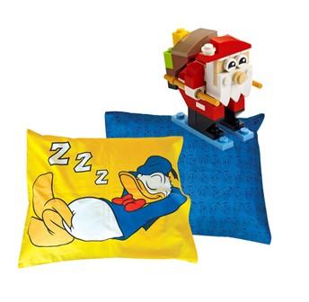 Kalle Anka & C:o 10 nr + Kalle Anka örngott eller handduk + Lego tomte