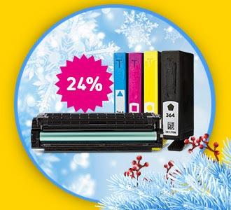 24% rabatt på bläck & toner från inkClub + 10% på originalbläck och originaltoner