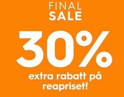 30% extra rabatt på reavaror hos Din sko!