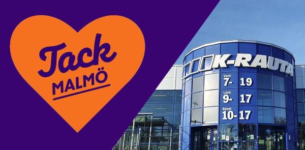 Total utförsäljning hos K-Rauta i Malmö - 50% på allt!