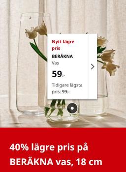 Nytt lägre pris på flera populära varor hos IKEA