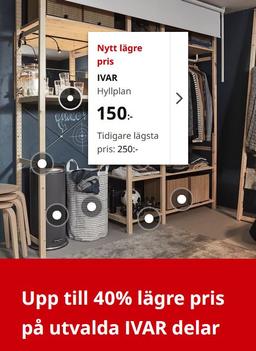 Nytt lägre pris på flera populära varor hos IKEA