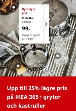 Nytt lägre pris på flera populära varor hos IKEA