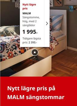 Nytt lägre pris på flera populära varor hos IKEA