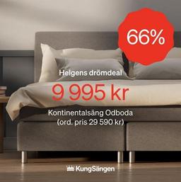 KungSängen Odboda dubbelsäng 160 cm