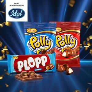 10 kr cashback vid köp av 3 st Polly eller Plopp