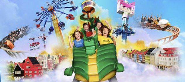 2 för 1 entrébiljett till Legoland