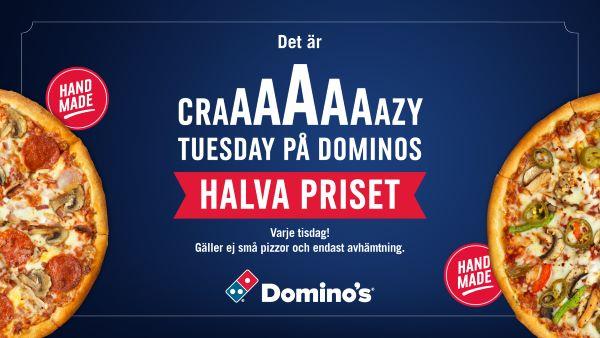 50% varje tisdag - Domino´s Pizza