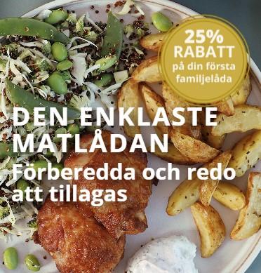 Betterfeast - 25 % rabatt på din första familjelåda