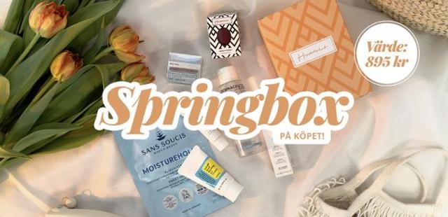 Få Spring Box på köpet - Hudoteket
