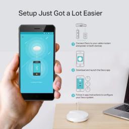 Trådlöst nätverk TP-Link Deco M9 Plus AC2200 Mesh Wi-Fi System - Trådlösa Routrar