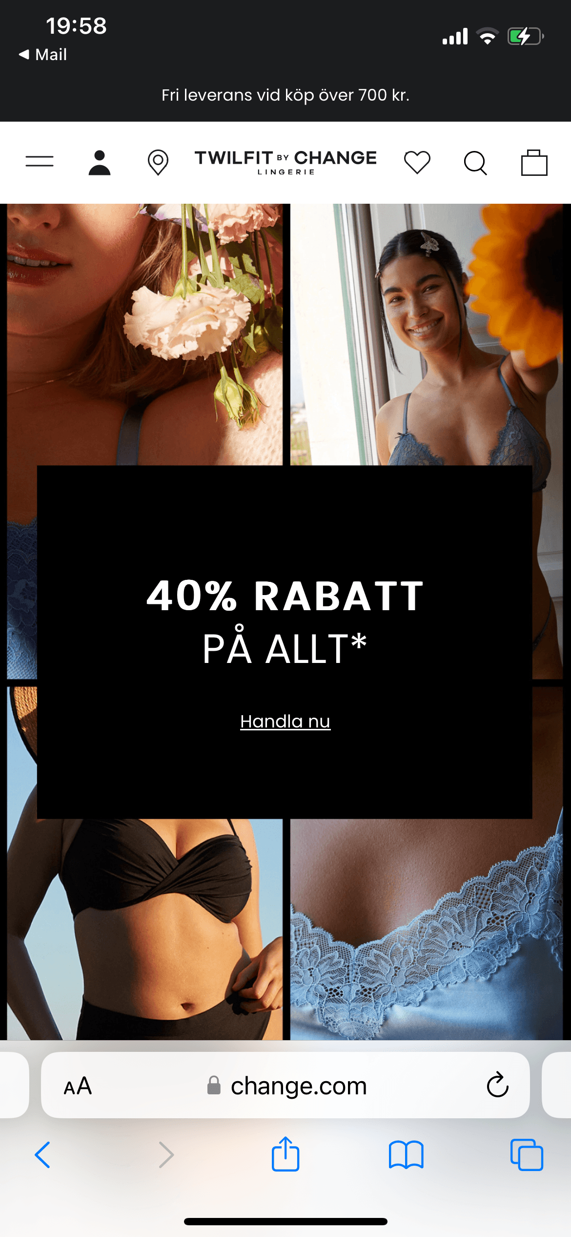 Twilfit CHANGE 40% PÅ ALLT