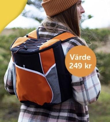 Få en kylryggsäck på köpet vid köp över 199kr