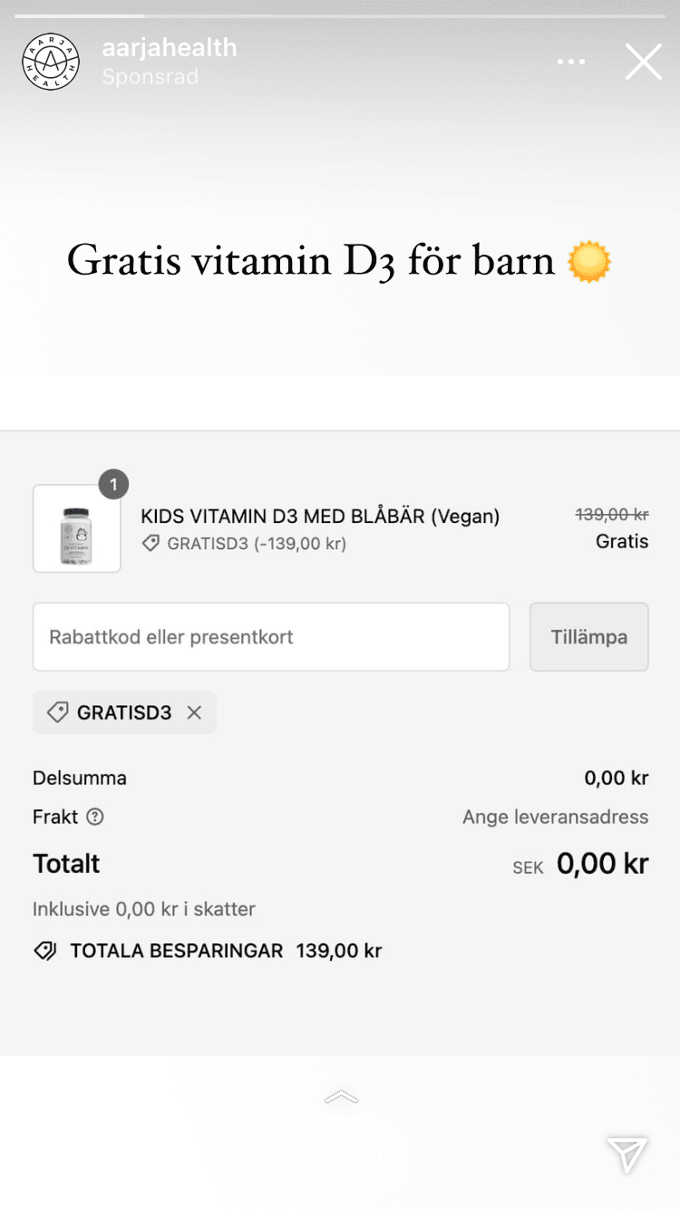 Gratis D-vitamin Tuggtablett för Immunförsvaret