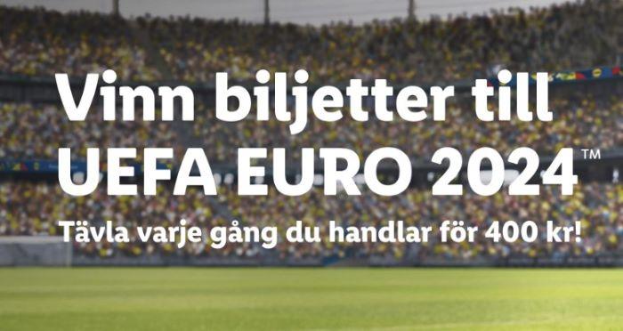 Tävla om biljetter till UEFA EURO 2024 - Lidl Plus
