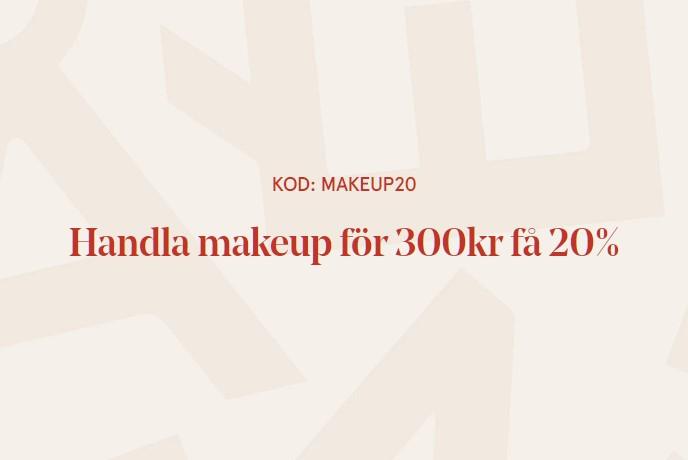 Handla makeup från Åhléns för 300 kr och få 20% rabatt