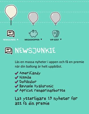 Få en gratis vara i Normals app