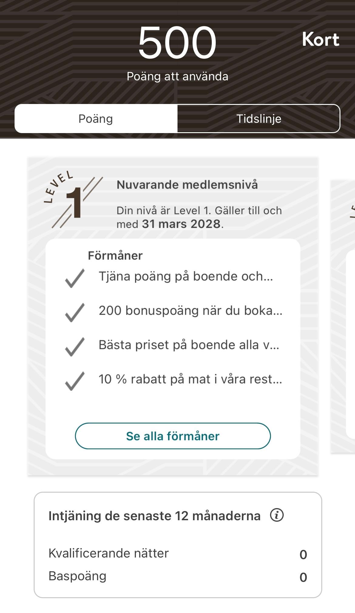 Scandic medlemskap