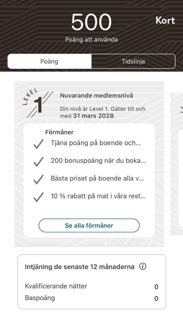 Scandic medlemskap