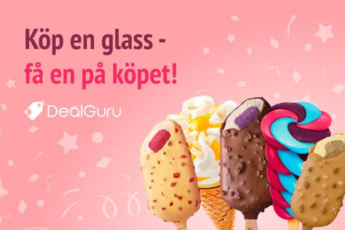 Köp glass i helgen - få upp till 5 glassar på köpet!
