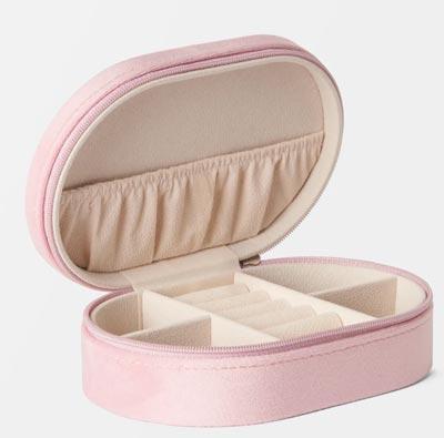 Bara 99 kr JUDITH Smyckeskrin med Dragkedja - Rosa