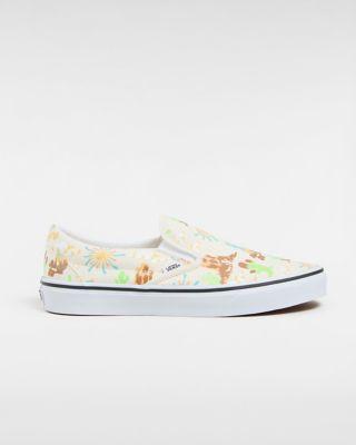 50% på Vans Classic White Slip-On Sneakers