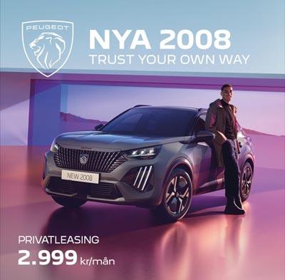 Privatleasa den helt nya Peugeot 2008