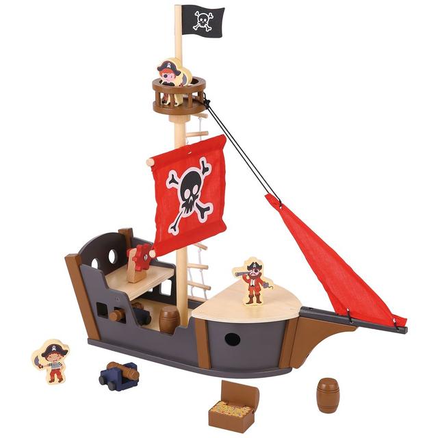 Stoy FSC piratskepp i trä