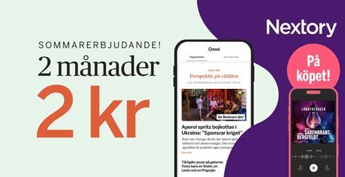 Läs Omni Mer för endast 2 kr i 2 månader - få Nextory på köpet