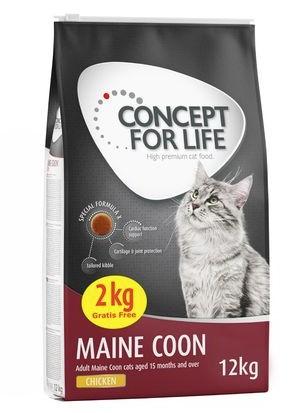 Handla 10 + 2 kg på köpet! 12 kg Concept for Life torrfoder katt