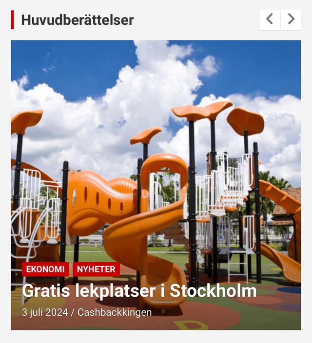 Kostnadsfria Lekplatser Runt Stockholm