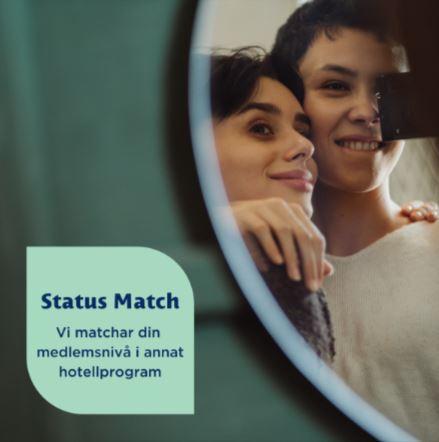 Best Western matchar din status i ett annat hotellprogram