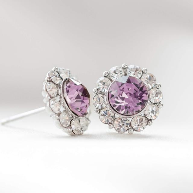 Miss Sofia earrings - Antique pink (Silver) - Lily and Rose