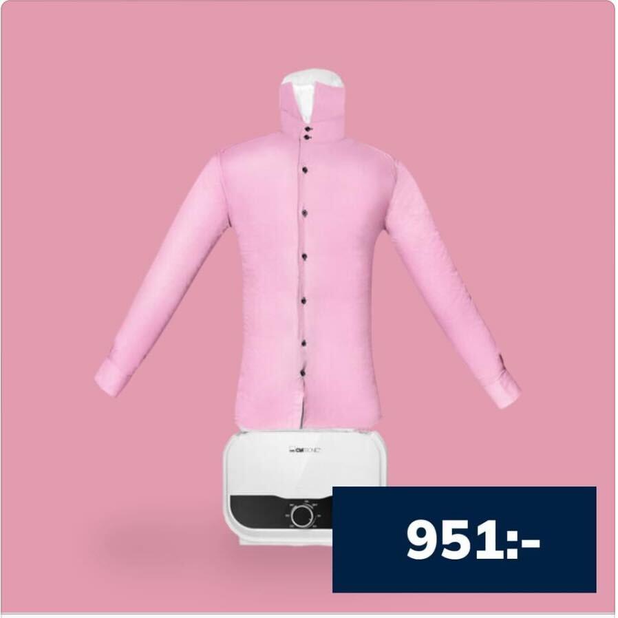 Trött på att stryka skjortor? Använd den här steamern!