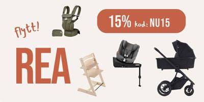 Köpbarnvagn - 15% rabatt på nästan allt