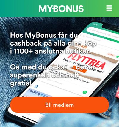 MyBonus - tjäna pengar på dina onlineköp