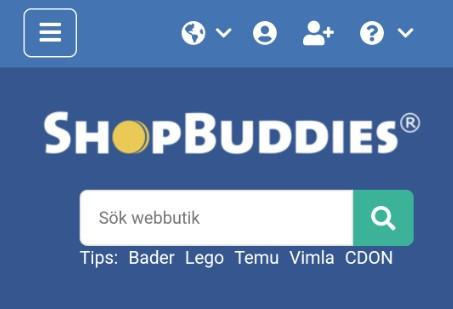 ShopBuddies - Tjäna pengar på dina köp online