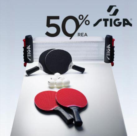 STIGA Portabelt inomhus/utomhus Bordtennisset