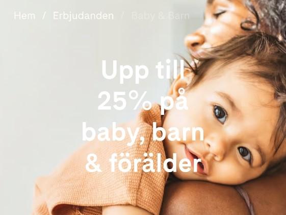Upp till 25% på baby & Barn | Apohem