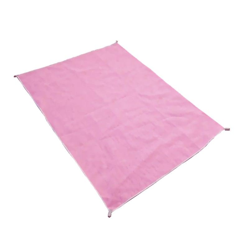 Sandfri Matta - 2x2 meter rosa - Köp på 24.se