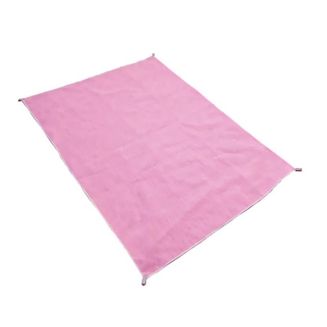 Sandfri Matta - 2x2 meter rosa - Köp på 24.se